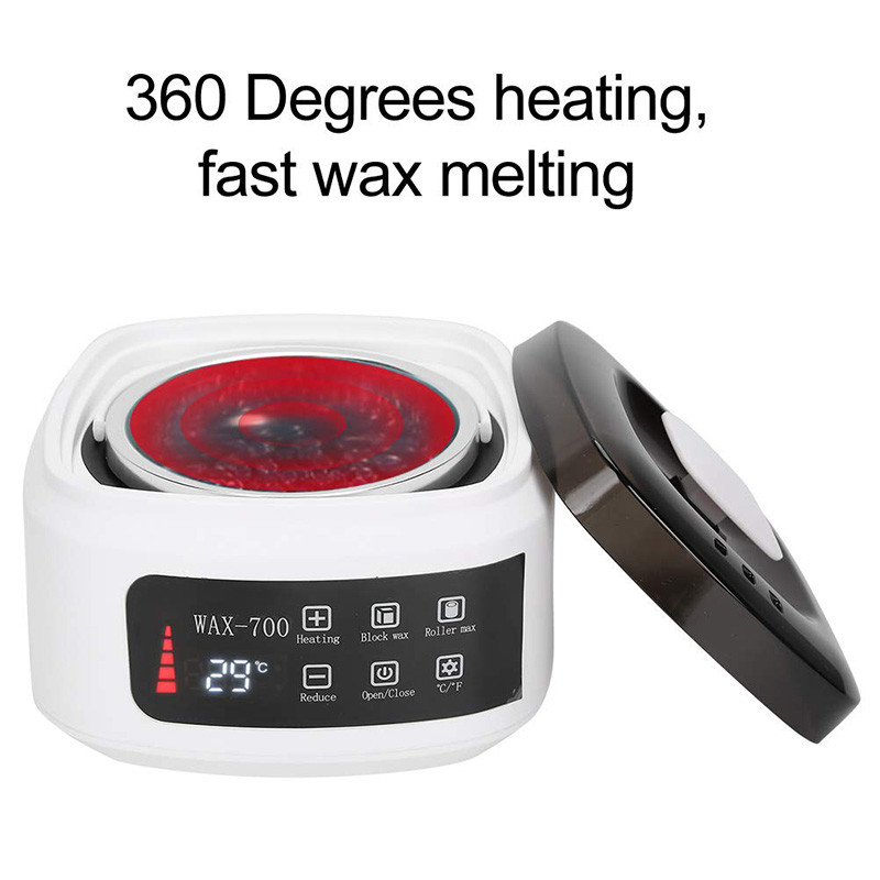 500 ml Wax Heater Professzionális SPA kézi epilátor lábparaffin viaszgép elektromos szőrtelenítő viaszmelegítő szőrtelenítő lábakra