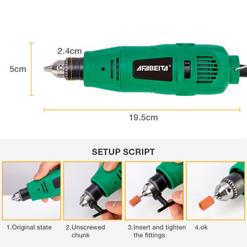 Ηλεκτρικό τρυπάνι 260w Max Power Mini Engraver Mini Engraving Machine Power Tools With Dirll Bits Flexible Shaft Polishing