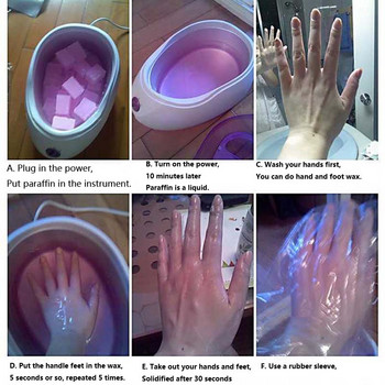 Wax Machine Paraffin Therapy Bath Waxing Pot Warmer Beauty Salon Equipment Spa 150W για αποτρίχωση με κερί σώματος χεριών και ποδιών