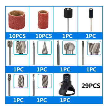 Μίνι ηλεκτρικό τρυπάνι χειρός CMCP USB DIY Ηλεκτρικός μύλος σκάλισμα στυλό φορητό περιστροφικό κιτ εργαλείων για λείανση λείανσης χάραξης