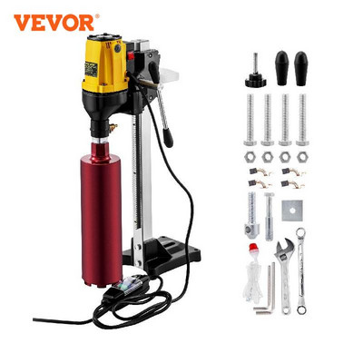 VEVOR 2180W Diamond Core Drill Rig 160mm 180mm Drill Bits Handheld/Stand Industrial Wet Electric Core Drill Machine