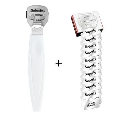 1 kom. Brijač za kožu stopala od nehrđajućeg čelika Rezač za skidanje zanoktica Rašpica Turpija za pedikuru Alat za njegu stopala