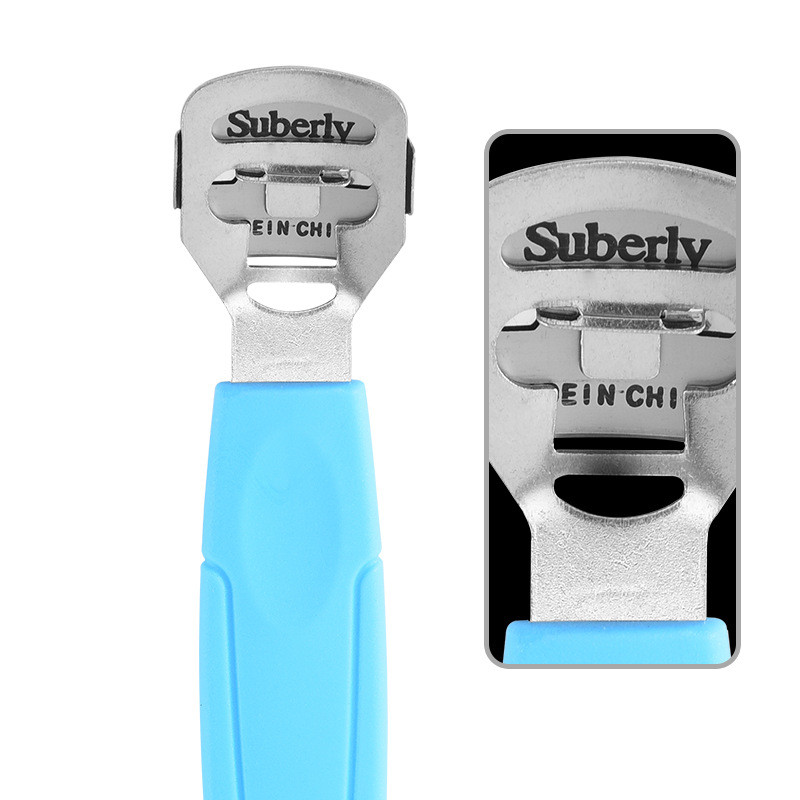 1 kom. Brijač za kožu stopala od nehrđajućeg čelika Rezač za skidanje zanoktica Rašpica Turpija za pedikuru Alat za njegu stopala