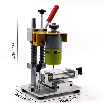 Mini Drill Press Precision CNC επιτραπέζια φρέζα φορητό τρυπάνι πάγκου 795 κινητήρα B10 Chuck Metal Wooden DIY Crafts Tool