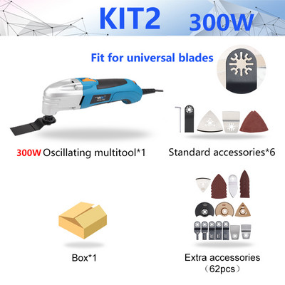 NEWONE 300W/350W/500W осцилиращ инструмент Мултифункционален електроинструмент Електрически тример Реновиращ трион 3 с дръжка, Направи си сам подобрение на дома