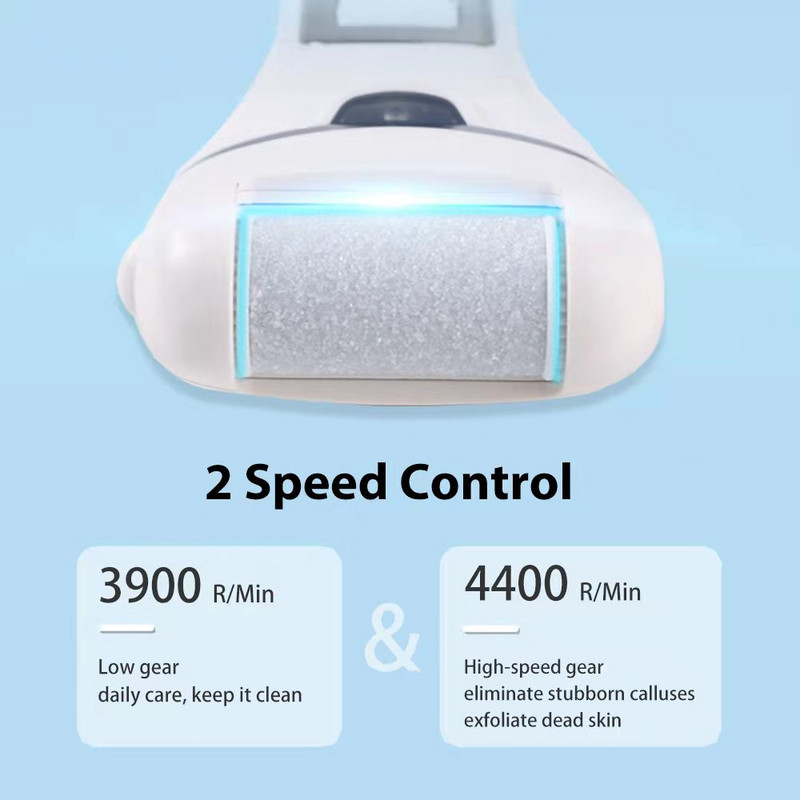 Įkraunama elektrinė pėdos dildė kulnams Šlifavimo pedikiūro įrankiai Profesionalus pėdų priežiūros įrankis Dead Hard Skin nuospaudų valiklis