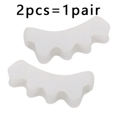 Korekcija odvajača nožnih prstiju Silikonski korektor čukljeva Hallux Valgus Spacer ispravljač za ravnanje Ublažava bol Siguran za višekratnu upotrebu Njega stopala