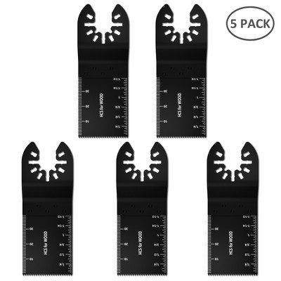 60/50/20/10/5 PCS Аксесоари за режещи ножове Осцилиращи многофункционални ножове за триони за Renovator Power Инструменти за рязане на дърво Накрайници