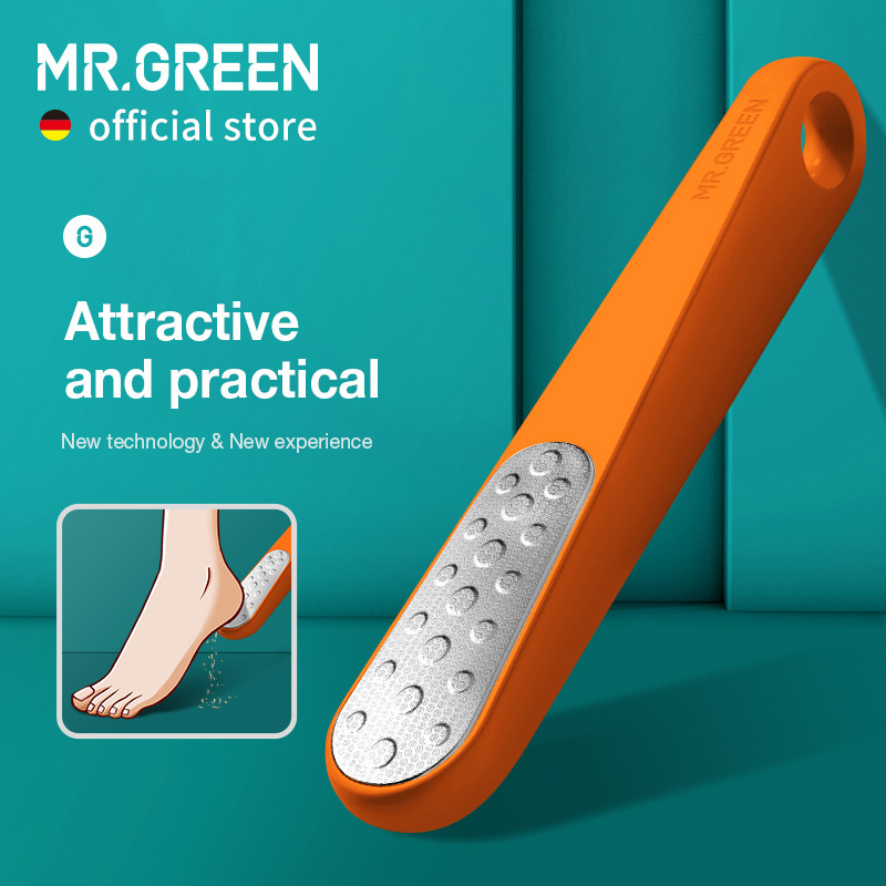 MR.GREEN lábreszelő kétoldalas bőrkeményedés eltávolító elhalt bőrre Professzionális pedikűr eszközök Callous Scraper Foot Sander sarokszűrő