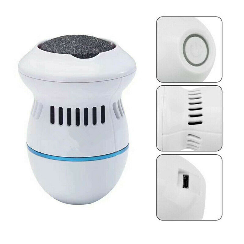 Elektrinis pėdų šlifuoklis Vakuuminis nuospaudų valiklis pėdų pedikiūrui Įkraunamos pėdų dildės Valymo priemonės kietai įtrūkusiai odai