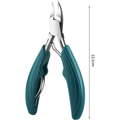 Dispozitiv profesional de tăiere a unghiilor pentru degetele de la picioare Instrument pentru unghii încarnate Unghii groase Dispozitiv de îndepărtare a murdăriei pentru piele moartă Instrument pentru unghii cu lamă curbă super ascuțită