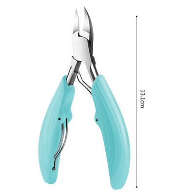 Dispozitiv profesional de tăiere a unghiilor pentru degetele de la picioare Instrument pentru unghii încarnate Unghii groase Dispozitiv de îndepărtare a murdăriei pentru piele moartă Instrument pentru unghii cu lamă curbă super ascuțită