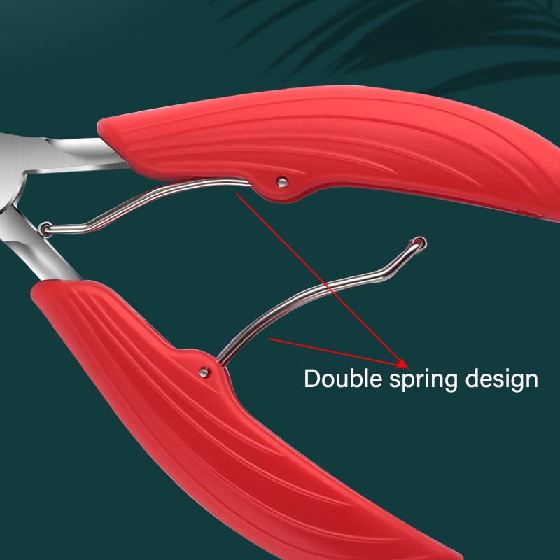 Dispozitiv profesional de tăiere a unghiilor pentru degetele de la picioare Instrument pentru unghii încarnate Unghii groase Dispozitiv de îndepărtare a murdăriei pentru piele moartă Instrument pentru unghii cu lamă curbă super ascuțită