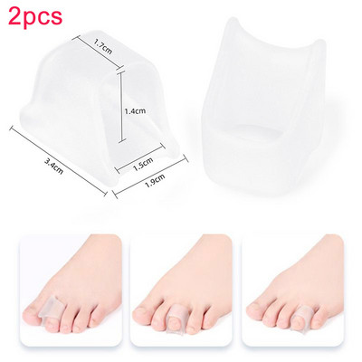 Silikoninis pirštų atskyrimo įtaisas „Bunion Hallux Valgus Corrector Thumb Foot Care“ Ortopedinis pirštų pirštų atskyriklis.