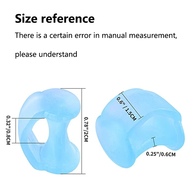 4db=2 pár szilikon lábujjleválasztó ujj lábápoló gél lábujj ortopéd bunion Hallux Valgus korrektor pedikűr távtartó