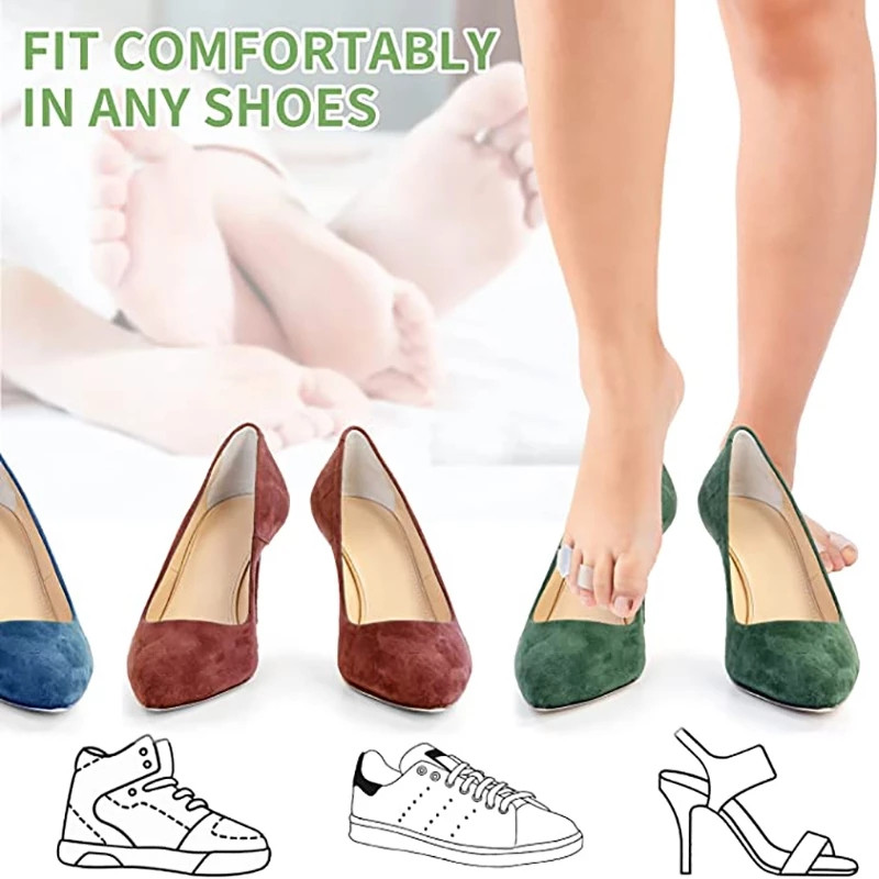 4db=2 pár szilikon lábujjleválasztó ujj lábápoló gél lábujj ortopéd bunion Hallux Valgus korrektor pedikűr távtartó