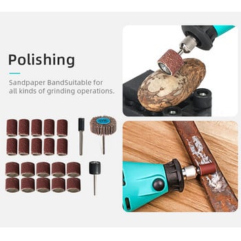 Mini Drill Tools Accessories Drilling Machine Electric 30000rpm Micro Drill Electric For Dremel Accessories Set Flexible Shaft