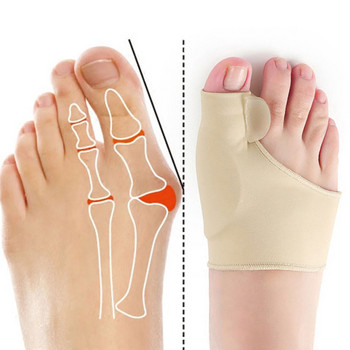 Bunion Corrector Big Toe Separator Pad Pad Μαξιλαράκι Προστατευτικό τακουνιού Πέλματα Valgus for Toe Separator Finger Foet Ίσιωμα