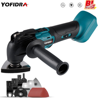 Yofidra bezsuku oscilējošs daudzfunkciju rīks Makita 18V akumulatoru elektriskajam zāģa trimmerim apgriešanas lāpstas griešanas kokapstrādes instrumentam