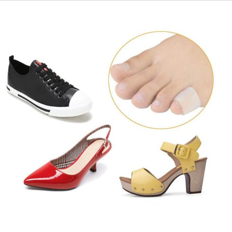 10 buc/5 perechi de gel siliconic tub pentru degetele de la picioare bataturi blistere Protector pentru roze degete gel pentru mâneca pentru degetele de la picioare Bone Brace Suport