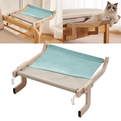 Macskaablak sügér, erkélyablak macskafüggőágy, tartós függő, erős macskapolc macskaágy beltéri macskáknak Mosható helytakarékos