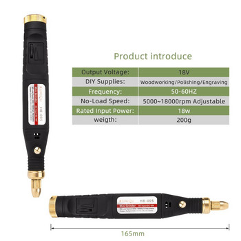 Σετ ηλεκτρικού τρυπανιού Mini Grinder Drilling Engraving DIY Electric Tools 5000~18000rpm Mini Drill position for Dremel Rotary Tools