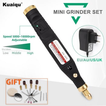 Σετ ηλεκτρικού τρυπανιού Mini Grinder Drilling Engraving DIY Electric Tools 5000~18000rpm Mini Drill position for Dremel Rotary Tools