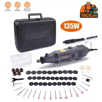 Περιστροφικό εργαλείο Tacklife RTD34AC 135W 60 PCS Ηλεκτρικός μύλος 24 ώρες αποστολή από Ισπανία
