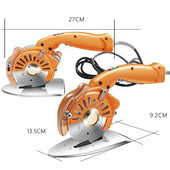 Közvetlen meghajtású elektromos körvágó szabó elektromos olló ruhavágó gép speciálisan ruhaszabók készítéséhez