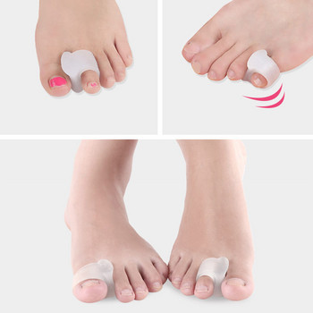 1 Pair Toe Separators Toe Silicone Bunion Guard Foot Care Orthopedic Finger Separator Toe Separator Pad Foot Care Pad