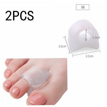 1 Pair Toe Separators Toe Silicone Bunion Guard Foot Care Orthopedic Finger Separator Toe Separator Pad Foot Care Pad