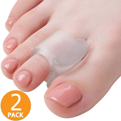 1 pereche de separatoare de degete degetele de la picioare din silicon pentru ingrijirea picioarelor degetelor de la picioare separator de degete ortopedice instrument de îngrijire a picioarelor