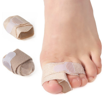 Pexmen 1/2Pcs Bunion Corrector Toe Wraps για σπασμένα δάχτυλα Gel Buddy Tape Big Toe Separators Επίδεσμοι Στήριγμα για επικαλυπτόμενα δάχτυλα