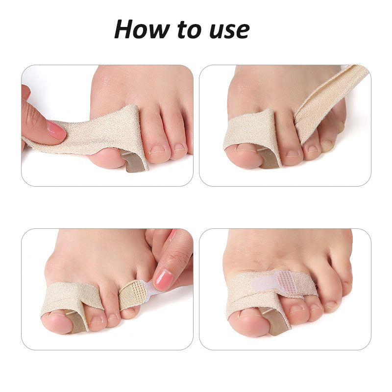 Pexmen 1/2Pcs Bunion Corrector Toe Omotači za slomljene nožne prste Gel Buddy Tape Odvajači nožnih prstiju Zavoji Steznica za preklapajuće nožne prste