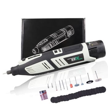 Ηλεκτρικό μίνι τρυπάνι Newone 12V Lithium-Ion Cordless Rotary Tool Kit με φορητό περιστροφικό εργαλείο ρύθμισης έξι ταχυτήτων