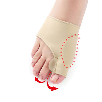 2Pcs=1 Pair Separator Toe Hallux Valgus Bunion Corrector Orthotics Πόδια Οστό Ρυθμιστής αντίχειρα Διόρθωση ισιωτικό κάλτσας πεντικιούρ