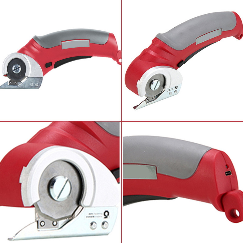 Foarfece de cusut Foarfece electrice Cutter electric reîncărcabil fără fir Foarfece pentru carton, piele, țesătură, covor, pânză