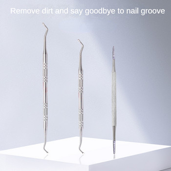 Toe Nail Care Hook Ingrown Διόρθωση Ingrown Toe Lifter File Manicure Pedicure Nails Clean Foot Care Tool