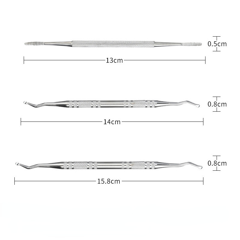 Cârlig pentru îngrijirea degetelor de la picioare, cu două capete, încarnată, pentru corectarea degetelor de la picioare, pilă de ridicare, manichiură, pedichiură, unghiile de la picioare, instrument pentru îngrijirea picioarelor.