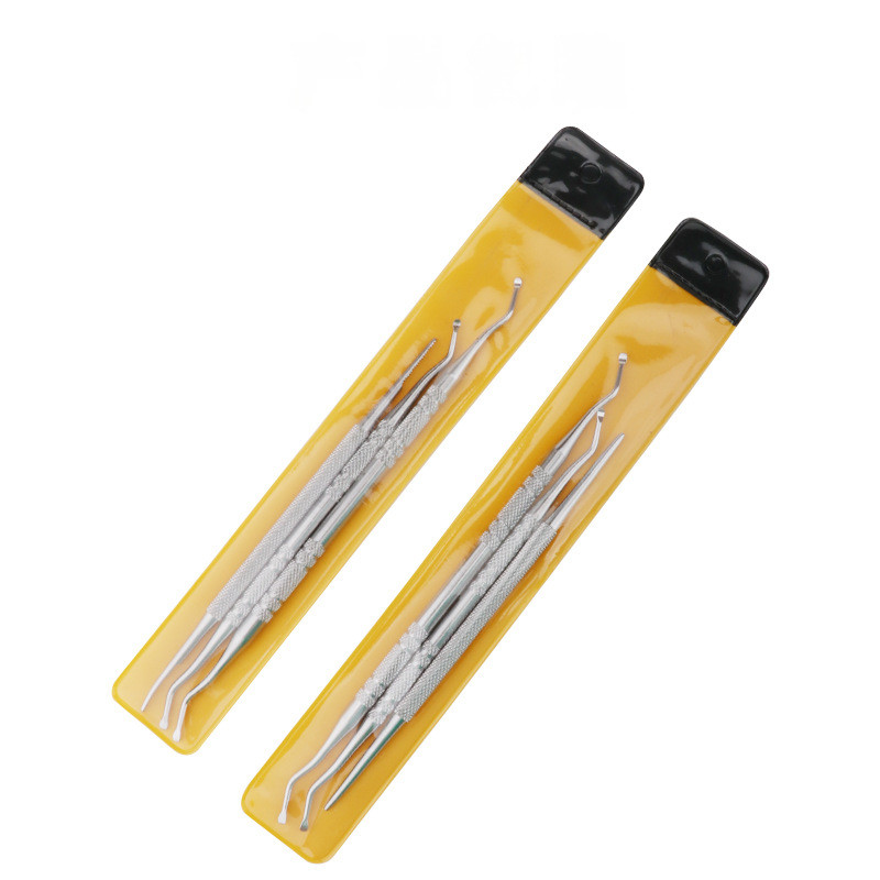 Cârlig pentru îngrijirea degetelor de la picioare, cu două capete, încarnată, pentru corectarea degetelor de la picioare, pilă de ridicare, manichiură, pedichiură, unghiile de la picioare, instrument pentru îngrijirea picioarelor.