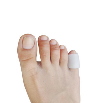 4 τμχ/ παρτίδα Gel σιλικόνης Little Toe Tube Corns Blisters Corrector Pinkie Protector Gel Bunion Toe Protection Toe Separator