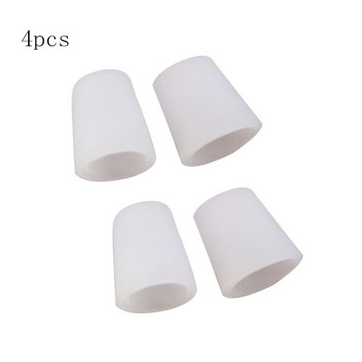 4 buc/lot Gel siliconic Tub pentru degetele de la picior Corect pentru bășici pentru bataturi Gel de protecție Pinkie Protector pentru degete Separator pentru degetele de la picioare