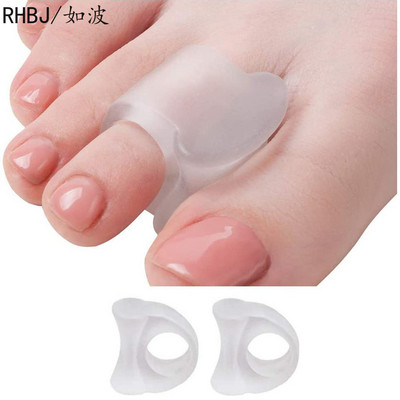 2/4/8 vnt Silikoninis gelis Big Toe Separator Bunion Adjuster Foot Fingers Protector Bone Hallux Valgus Corrector Foot Care Pedikiūras