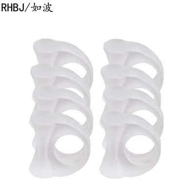2/4/8db Szilikon Gél Nagylábujj elválasztó Bunion Adjuster Foot Fingers Protector Bone Hallux Valgus Corrector lábápoló pedikűr