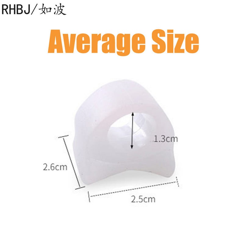 2/4/8db Szilikon Gél Nagylábujj elválasztó Bunion Adjuster Foot Fingers Protector Bone Hallux Valgus Corrector lábápoló pedikűr