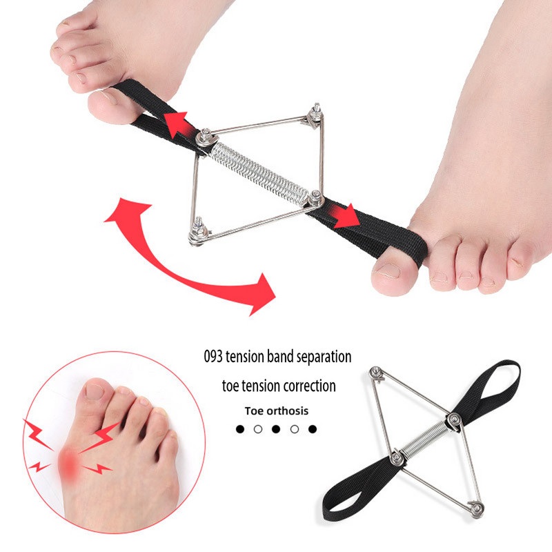 Hallux Valgus Corrector öv helyreállító edzés edzőheveder lábujjleválasztó hordágy hüvelykujj rugalmas szalag lábápoló eszközök