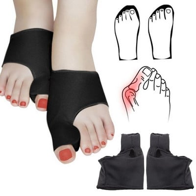 2db Bunion Corrector Hallux Valgus Corrector lábujjleválasztók pedikűr eszköz Csont hüvelykujj ortopéd merevítők lábvédő sín