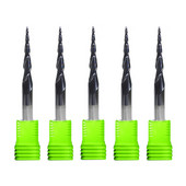 1 бр. HRC55 D3.175 D4 D6 D8 D10 D12 2F фреза с конусовидна топка и носова част, волфрамова твърдосплавна фреза с конусовидна конусна фреза