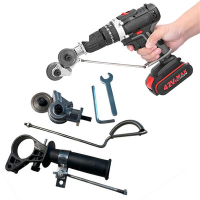 Ηλεκτρικός κόφτης πλάκας τρυπανιού Metal Sheet Cutter Free Εργαλείο κοπής Nibbler Sheet Metal Cut Plate Punch Scissors Tool 0,8m Iron Tin
