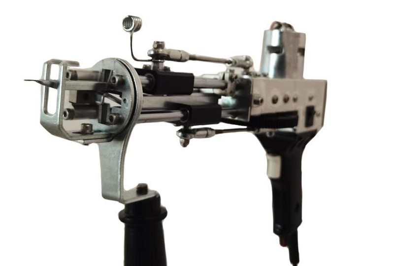 Pistol electric pentru tuns covoare AK 2 în 1 Dispozitiv profesional de flocare Instrument de broderie Echipament de tricotat cu buclă pentru grămadă tăiată